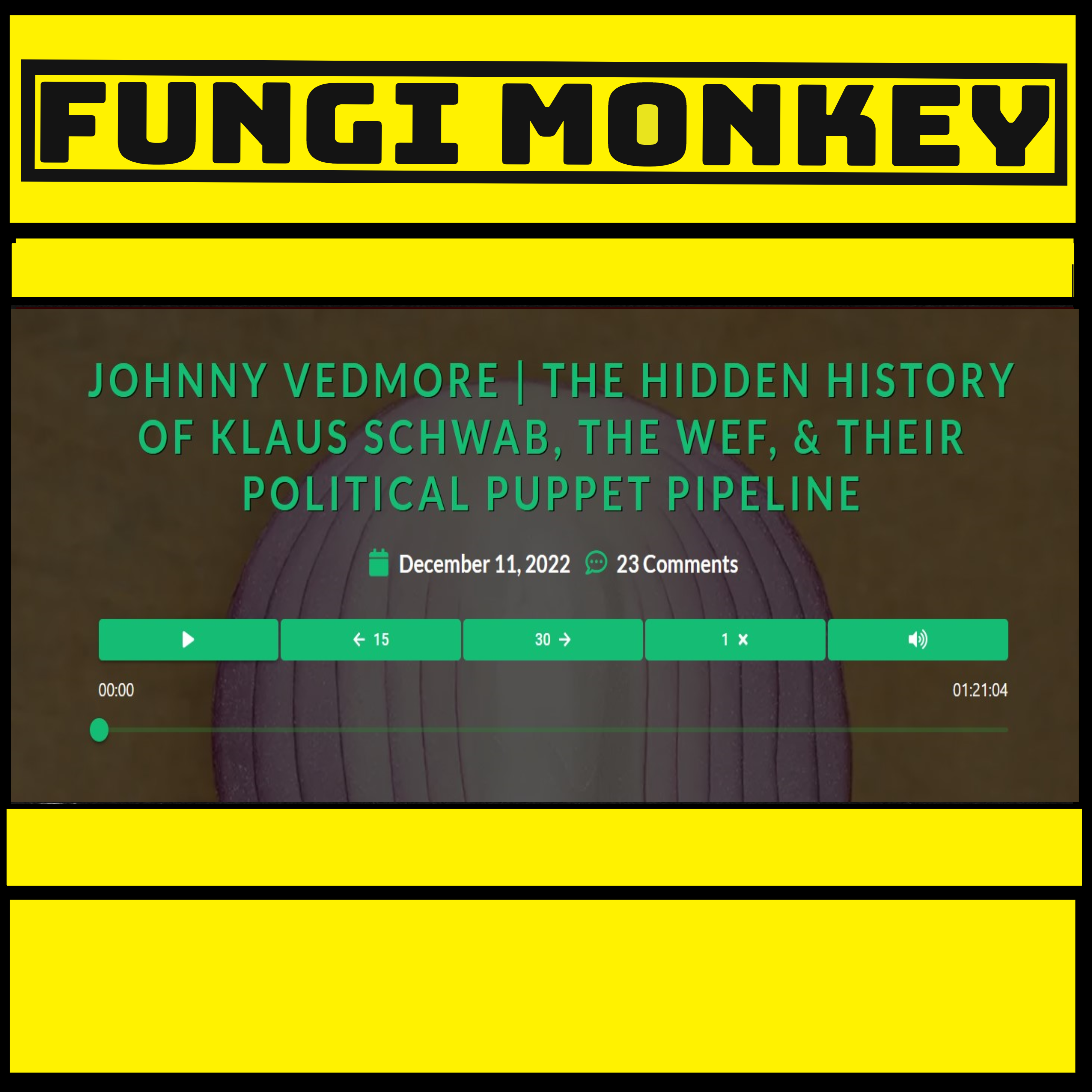 Johnny was on The Higherside Chats with Greg Carlwood