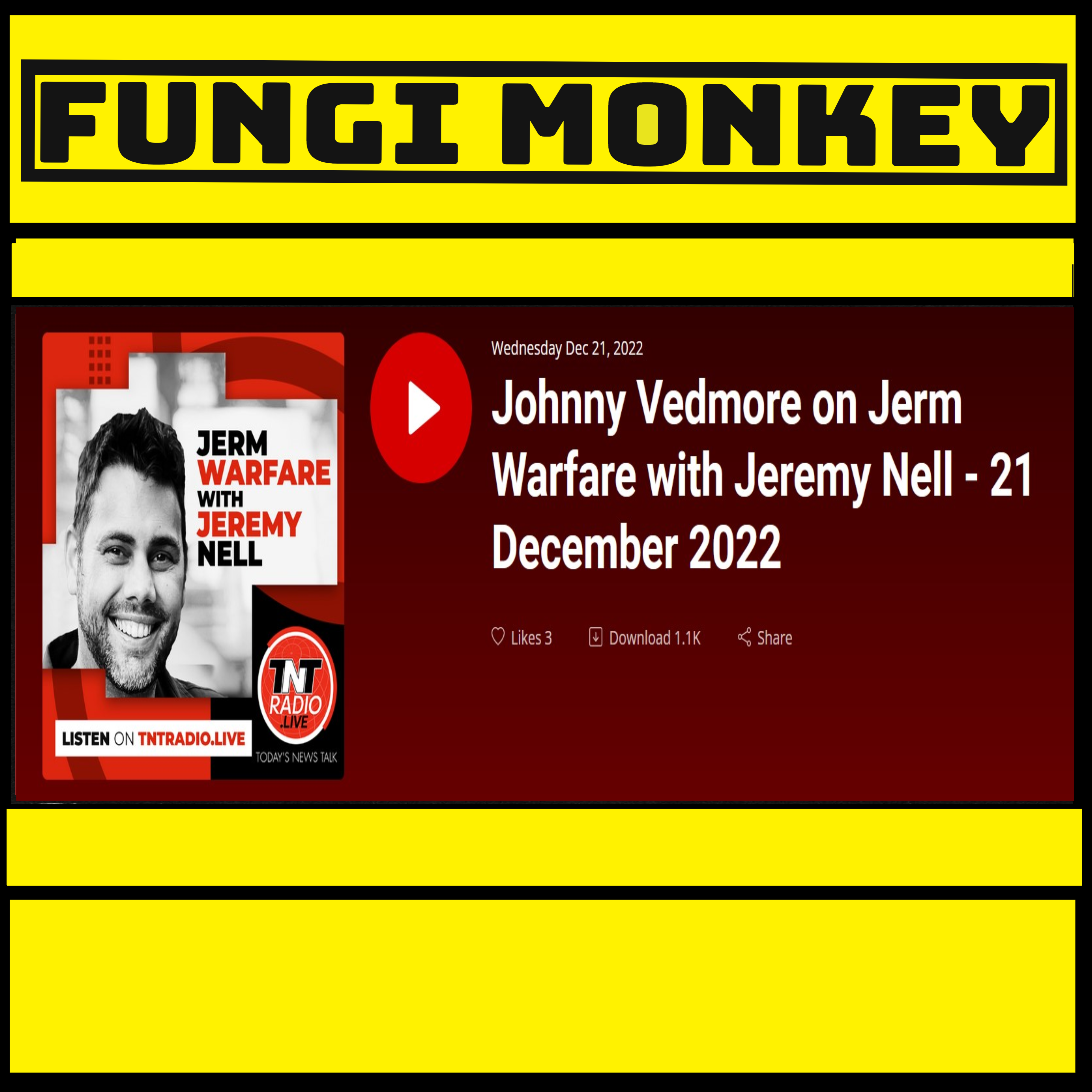 Johnny Vedmore Went on Jerm Warfare