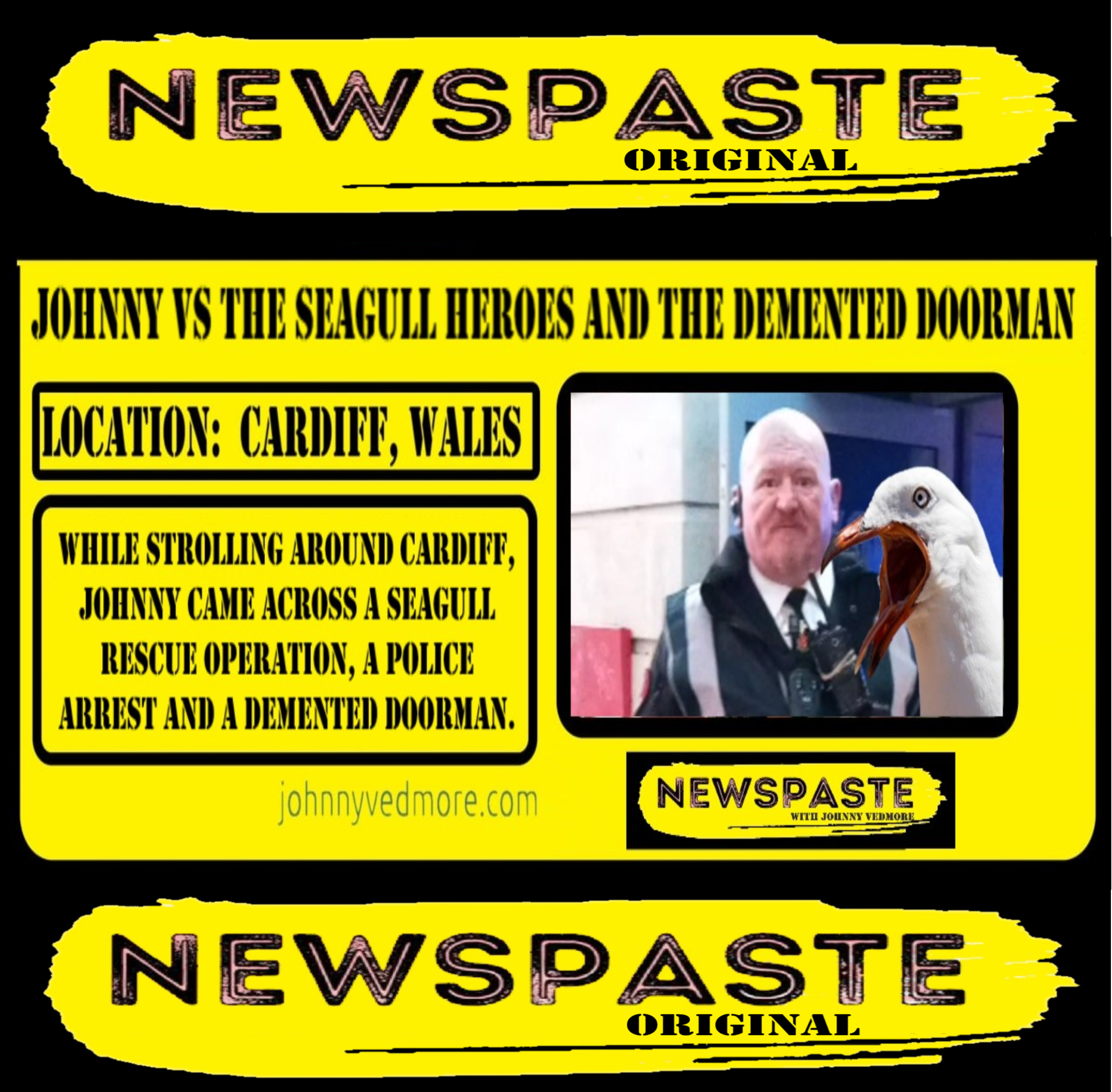 Johnny vs The Seagull Heroes and the Demented Doorman