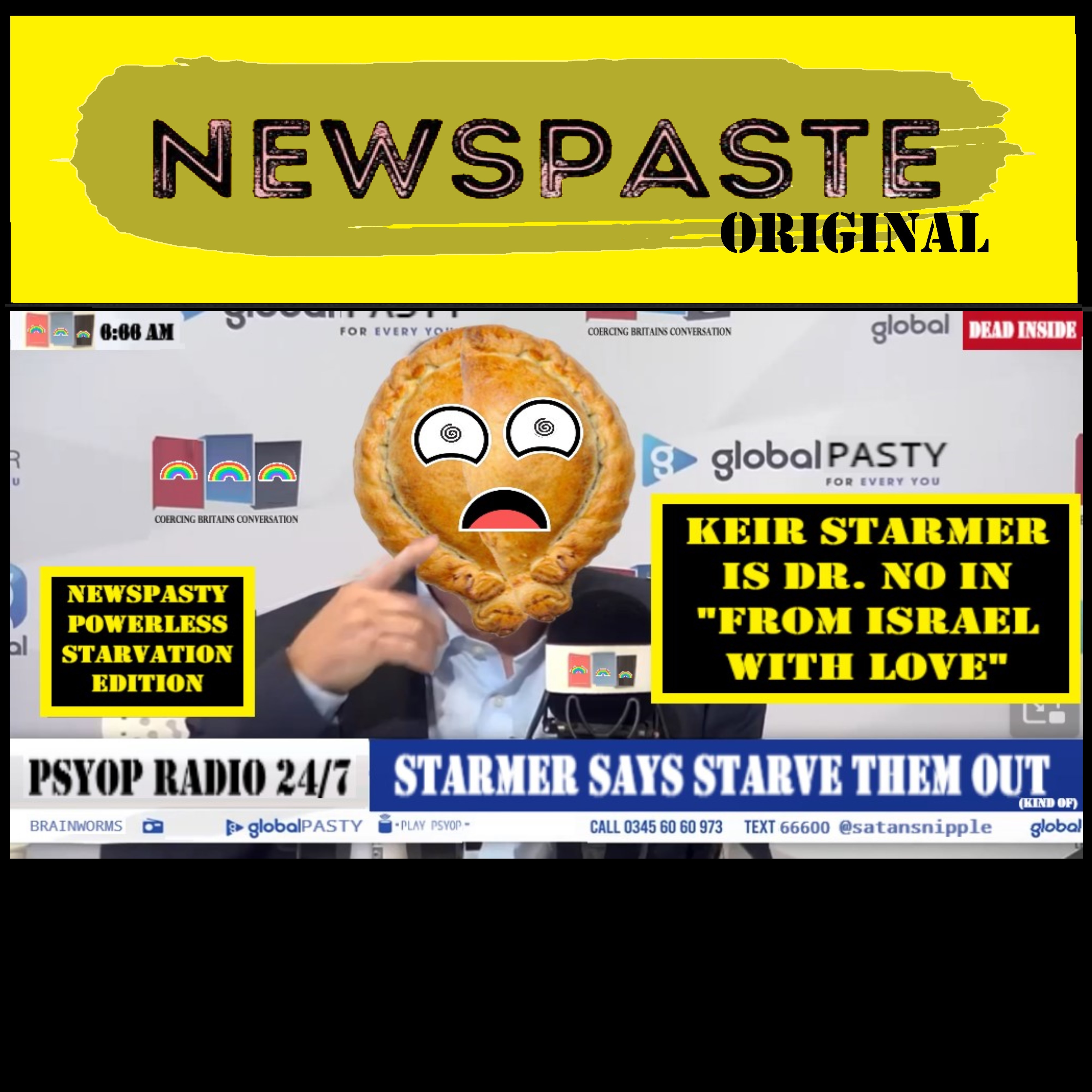 Keir Starmer is Dr. No in From Israel With Love – NEWSPASTY Powerless Starvation Edition