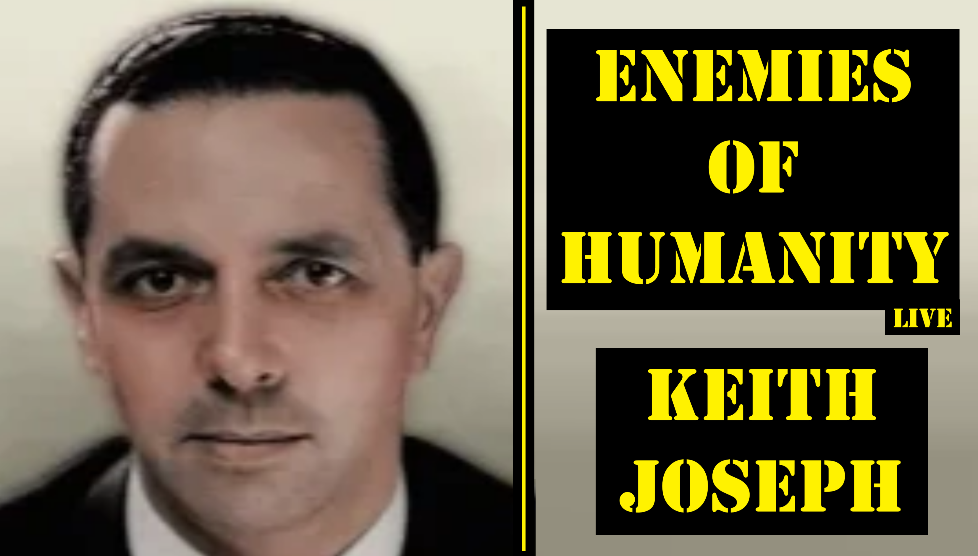 Enemies of Humanity Live! – Featuring Bob Hoskins, Adam Curtis & @JohnnyVedmore