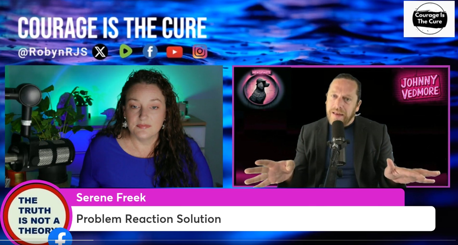 Johnny Vedmore on PODCAST Relentless with Courage is the Cure